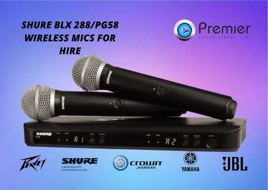 shure wireless microphone  for hire image 1