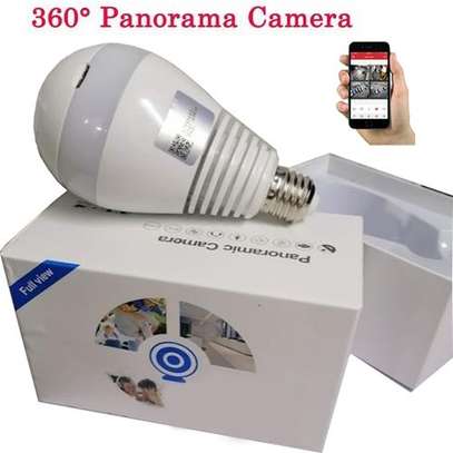 360 Degree Wifi Light Bulb Nanny Camera image 1