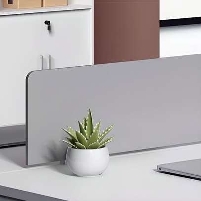 Office Workstation: Rectangle Four User Way Workstation Desk image 5