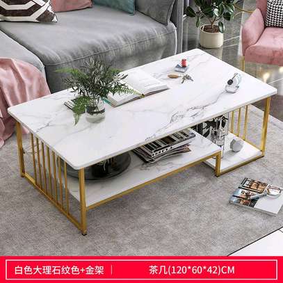 Marble Effect Coffee Table, Outstanding Quality image 2