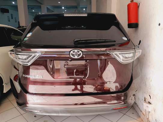 Toyota harrier maroon 2016 2wd image 8