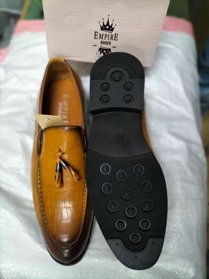Slipon Kiltie Empire Premium Leather Official Mustard Shoes image 1