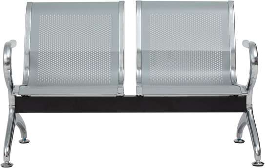 Office Bench: Two Persons Seater Reception Waiting Bench image 4