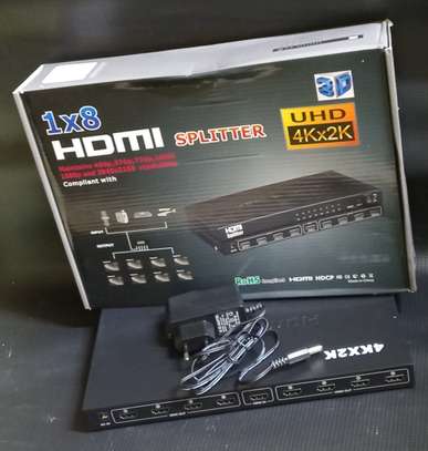 1*8 HDMI Splitter Full 4K Display image 1