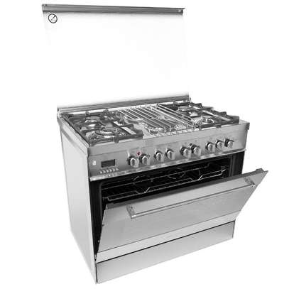 4 GAS+ 2 ELECTRIC STAINLESS STEEL ELBA COOKER- EB/174 image 1