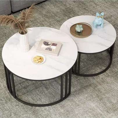 MARBLE NESTING TABLES image 1