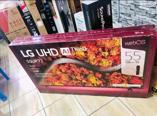 55 LG smart UHD Television +Free TV Guard image 1