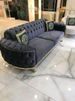 Trendy 3 seater sofa design image 1