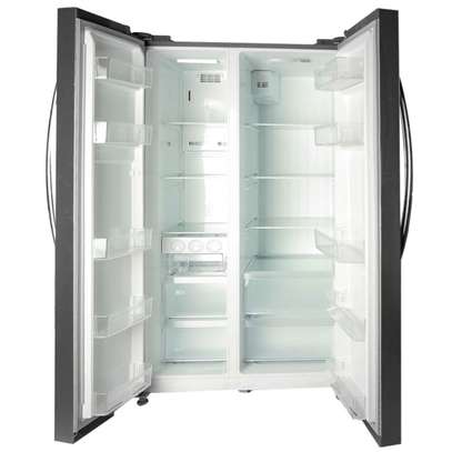 RAMTONS 527 LITERS SIDE BY SIDE DOOR LED NO FROST FRIDGE image 4