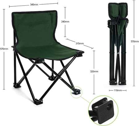 foldable metallic frame water proof canvas  camping chair image 3