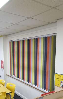 RAINBOW VERTICAL OFFICE BLINDS image 1