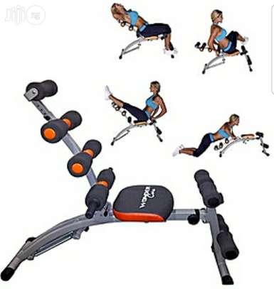 Six Pack Ab Care Exerciser with Inbuilt Pedal Cycle image 2