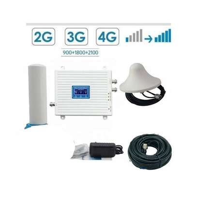 Tri-Band 2G 3G 4G Phone Signal Booster Repeater image 1