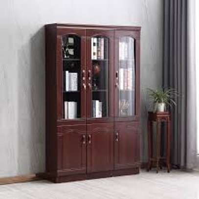 3 Door Wooden and Lockable Office Cabinet image 3