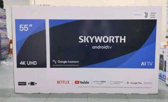 55 Skyworth smart Android Television +Free wall mount image 1