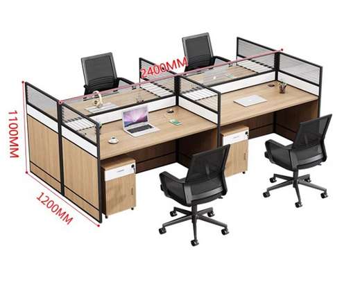 4 Way Modular Mdf Office Desk Configuration image 2