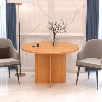 Boardroom Table; 1200mm Round Boardroom Table image 5