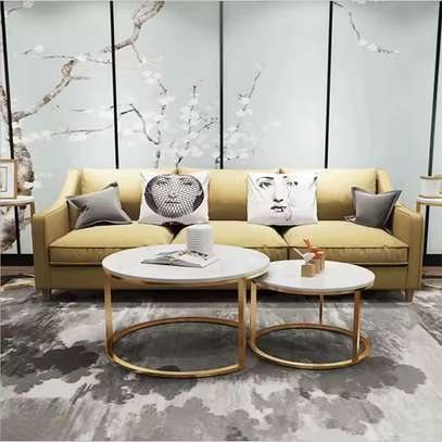 Coffee Table: Modern Round Coffee Table For Small Space image 3