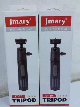 Jmary MT-19 Extendable Selfie Stick Tripod Stand – Black image 1