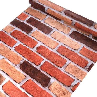 Brick adhesive wallpaper image 2