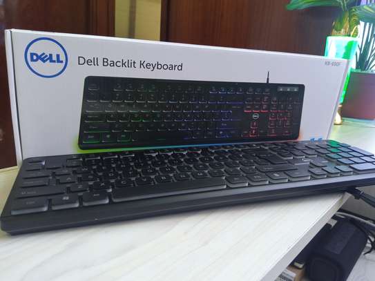 Dell high quality USB Backlight Keyboard With Rgb Lighting image 1