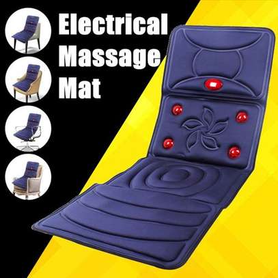 Heat Therapy Massaging Back Massage Seat Pad Neck Massager Chair image 1