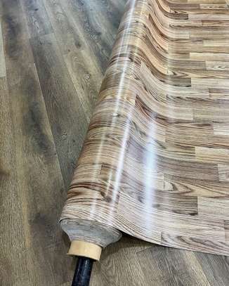 Durable Vinyl Wood-Effect Flooring Roll Natural Tone image 4