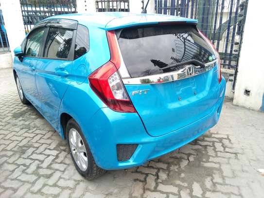 Honda Fit hybrid blue image 8