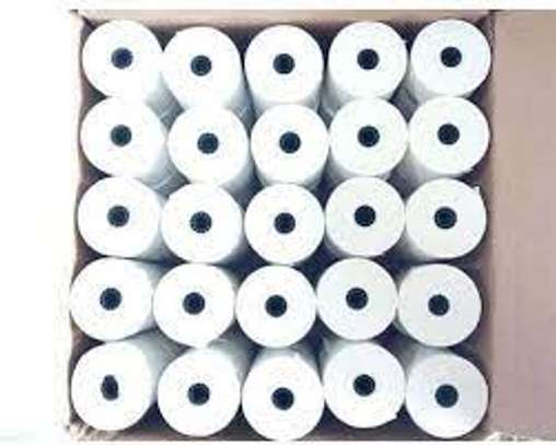 50 Pieces 80*80mm Thermal Receipt Paper Rolls image 1