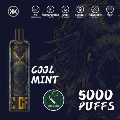KK Energy 5000 Puffs Rechargeable Vape - Cool Mint image 4