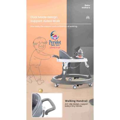 TOP 2 Height Adjustable Anti-Rollover Push Baby Walker image 8