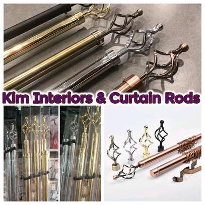 ADJustable new home interior curtain rods image 1