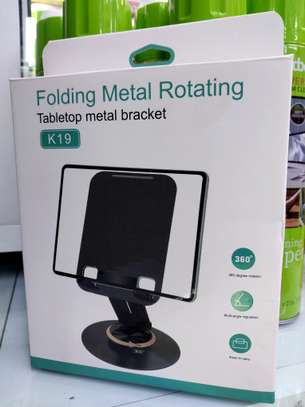 360° Rotating Stainless Steel Phone And Tablet Holder image 1