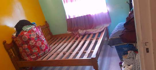 wooden  bed image 3