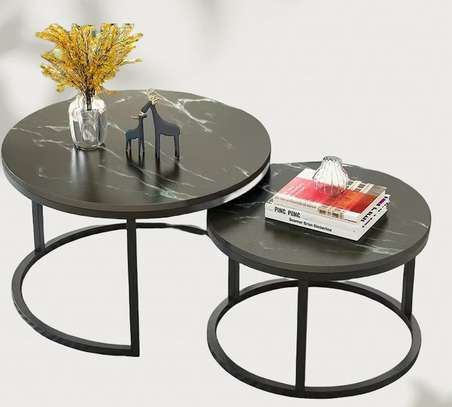 Office Table: Marble Top Nesting Table image 4