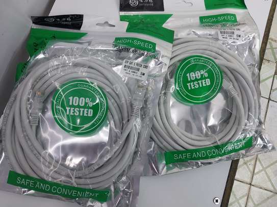 Cat6 Lan Network Ethernet Cable 5M Gray image 2
