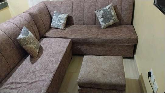 L shaped 6 seater sofa set image 7