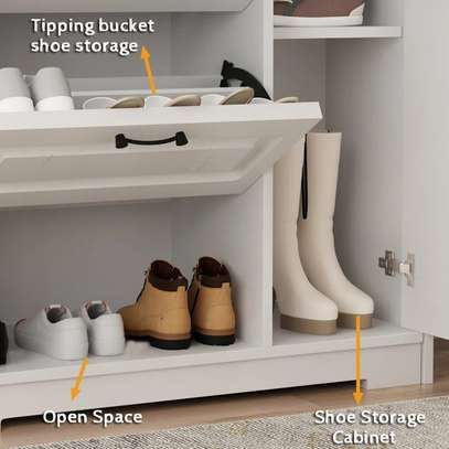 Shoe Rack: Entryway Flipping Shoe Cabinet image 2
