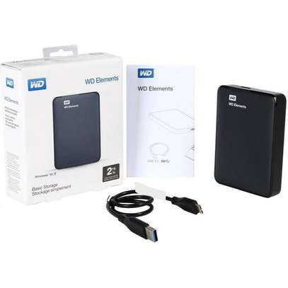 WD 2TB Elements Portable USB 3.0 External Hard Drive image 2