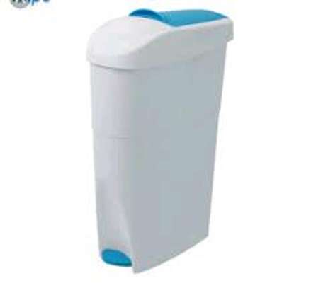 Sanitary bins in Blue and white image 1