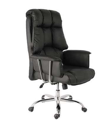 Office Chair :  Ergonomic Leather Reclining Office Chair image 4