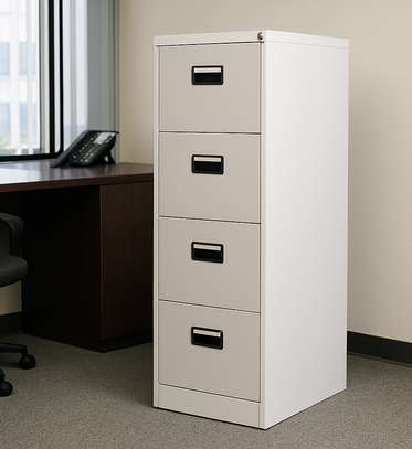 4-Drawer Steel Office Cabinet image 1