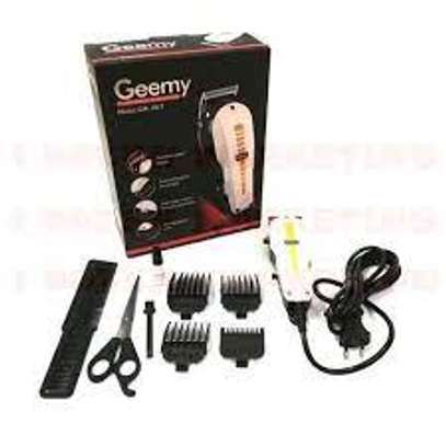 Geemy Electric HairClipper White-Kinyozi Professional Hair Clipper image 2