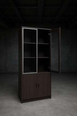 Office Cabinets: 2 Door Advanced Office Cabinet With Glass image 2