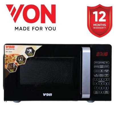 VON VAMS-20DGX Microwave Oven, Solo, 20L, Digital ‚ Black image 1