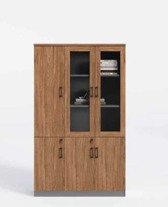 Office Cabinet: 3 Door Wood Cabinet image 2