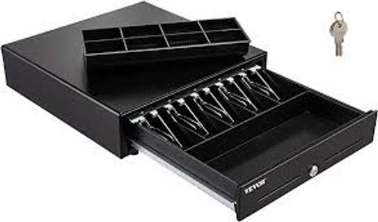 5 slots heavy duty POS (Point of Sale) cash drawer image 2