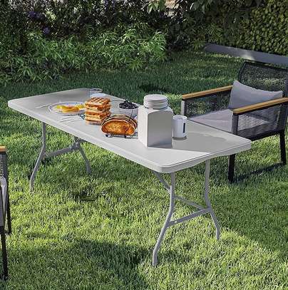 Office Table; Stable Leg Support Foldable Dining Table image 4