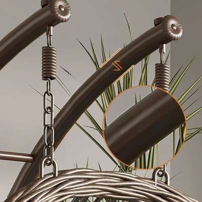 Home Chair: Outdoor Hammock Swing Rattan Chair image 4
