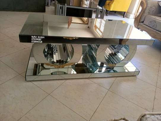 Mirrored coffee table design/Latest tables Kenya image 2